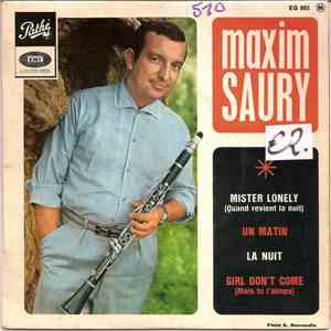 Maxim Saury Et Son Orchestre - Mister Lonely (Quand Vient La Nuit)