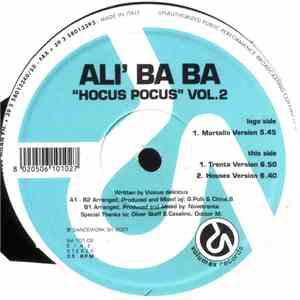 Ali' Ba Ba - Hocus Pocus Vol. 2