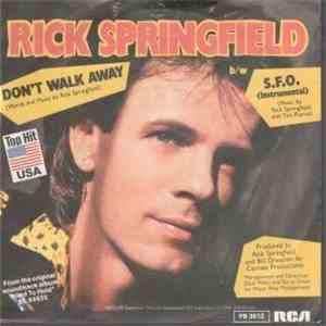 Rick Springfield - Don't Walk Away