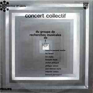 Various - Concert Collectif Du Groupe De Recherches Musicales De l'ORTF