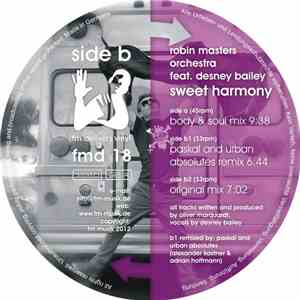 Robin Masters Orchestra Feat. Desney Bailey - Sweet Harmony