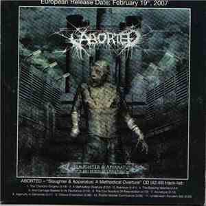 Aborted - Slaughter & Apparatus: A Methodical Overture