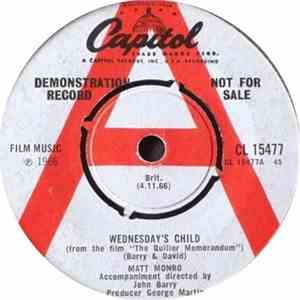 Matt Monro - Wednesday's Child