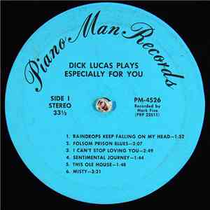 Dick Lucas  - Dick Lucas Plays Especially For You