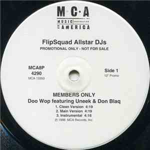 FlipSquad Allstar DJs - Members Only / It's Da Biz