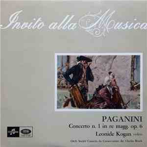 Paganini, Leonide Kogan, Orchestre De La Société Des Concerts Du Conservato ...