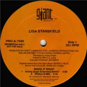 Lisa Stansfield - Make It Right