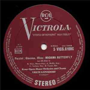 Puccini, Rome Opera House Orchestra And Chorus, Erich Leinsdorf, Anna Moffo ...