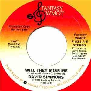 David Simmons  - Will They Miss Me