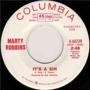 Marty Robbins - It's A Sin / I Feel Another Heartbreak Coming On