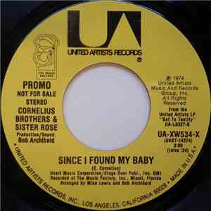 Cornelius Brothers & Sister Rose - Since I Found My Baby