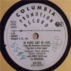 Toni Arden With Percy Faith And His Orchestra - In Paris And In Love / Cry, ...