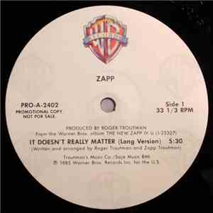 Zapp - It Doesn't Really Matter