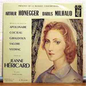 Arthur Honegger / Darius Milhaud - Présence De La Musique Comtemporaine