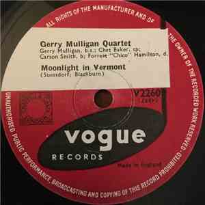 Gerry Mulligan Quartet - Moonlight In Vermont / Bark For Barksdale