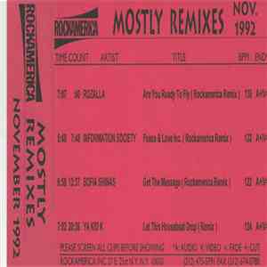 Various - Mostly Remixes Nov. 1992