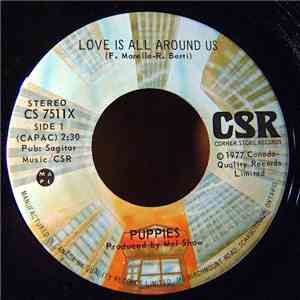 Puppies - Love Is All Around Us / Little Girl Blue