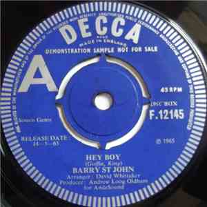 Barry St. John - Hey Boy / I've Been Crying
