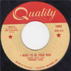 Frankie Ford - I Want To Be Your Man