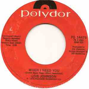 Lois Johnson - When I Need You / A Dreamer Of Dreams