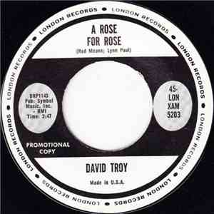 David Troy - A Rose For Rose / My Kind Of Music