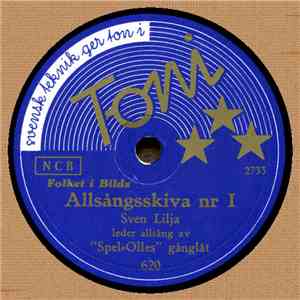 Sven Lilja - Folket I Bilds Allsångsskiva Nr 1