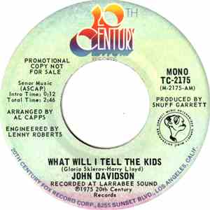 John Davidson - What Will I Tell The Kids