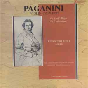 Paganini, Ruggiero Ricci, The London Symphony Orchestra, Anthony Collins  - ...