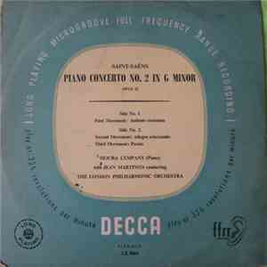Saint-Saëns, Jean Martinon Conducting The London Philharmonic Orchestra - Piano Concerto No.2 In G Minor Opus 22