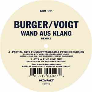 Burger / Voigt - Wand Aus Klang Remixe