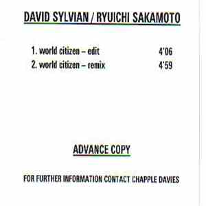 David Sylvian / Ryuichi Sakamoto - World Citizen