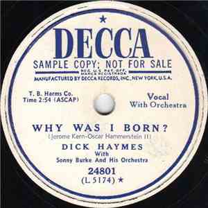 Dick Haymes With Sonny Burke And His Orchestra - The Old Master Painter / W ...