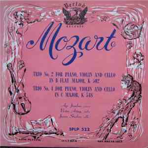 Mozart - Agi Jambor, Victor Aitay, Janos Starker - W.A. Mozart: Trios For P ...