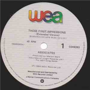 Associates - Those First Impressions