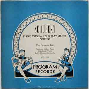 Schubert - The Carnegie Trio - Trio No. 1 In B Flat Major, Opus 99