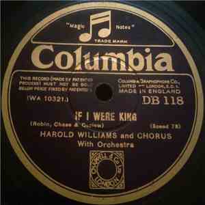 Harold Williams - If I Were King / Stein Song