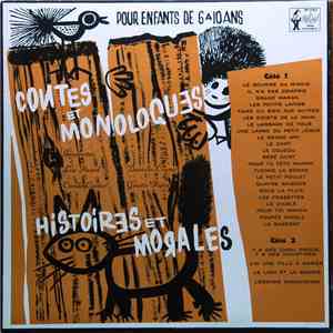 Various - Contes Et Monologues, Histoires Et Morales Pour Enfants De 6 À 10 ...