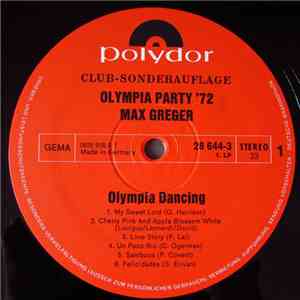 Max Greger - Olympia Party '72