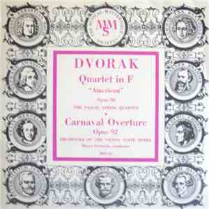The Pascal String Quartet, Orchestra Of The Vienna State Opera - Dvorak Quartet In F 