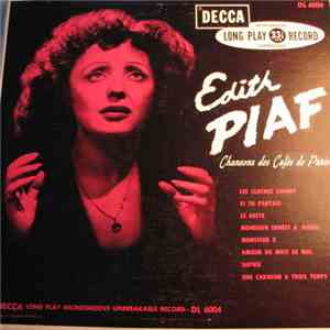 Edith Piaf - Chansons Des Cafés De Paris