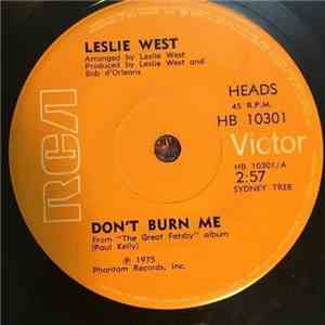 Leslie West - Don't Burn Me / E.S.P.