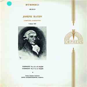 Joseph Haydn - Complete Symphonies - Volume XIX