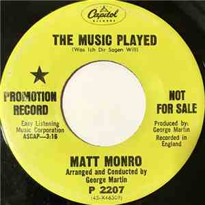 Matt Monro - The Music Played