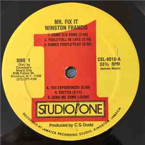 Winston Francis - Mr. Fix It
