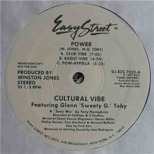 Cultural Vibe Featuring Glenn 'Sweety G.' Toby - Power