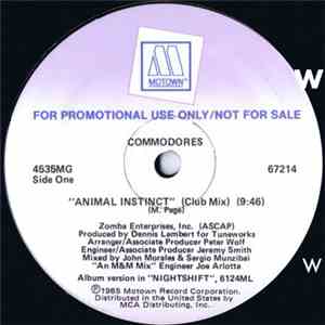 Commodores - Animal Instinct