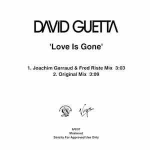 David Guetta - Love Is Gone