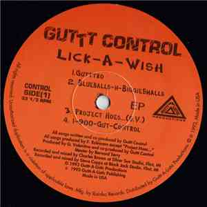 Guttt Control - Lick-A-Wish EP