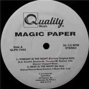 Magic Paper - Tonight Is The Night