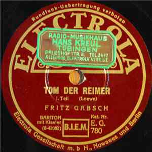 Fritz Gabsch - Tom Der Reimer